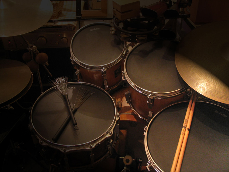 プロの音楽ノウハウをゲットするドラム教室のドラムセット